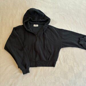 Old Navy Black Zip Up Hoodie XS